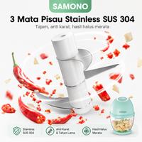 Gambar Samono Food Chopper Portable SW-L6 Chopper Mini Penghalus Bumbu Dapur Elektrik ORI BERGARANSI - RDE dari Raja Dapur Elektrik Kota Bekasi 4 Tokopedia