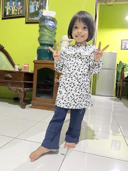 Product Review of One set anak sakila cutbray 1-9thn/baju anak cewek/baju anak perempuan/setelan anak sakila from Z**A M** 0