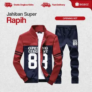 One Set Opening Setelan Atasan Jaket Dan Celana Pria Pakaian Casual Kece Kekinian By BIGBOZ