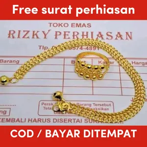 gelang tangan wanita emas muda free cincin dapat surat toko