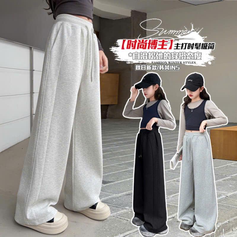 Quần Suông Nỉ 2 Da Unisex - Quần Ống Rộng Hot Trend Chất Liệu Vải Nỉ Dày Dặn Thiết Kế Dáng Suông Rộng Cạp Chun Co Giãn Phong Cách Trẻ Trung Thời Trang Dễ Phối Với Áo Thun Hoodie Hay Croptop