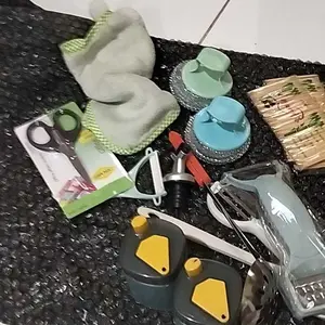 COSY Sikat Bulat Sabut Kawat Cuci Piring Bisa Lepas dengan Gagang / Cleaning Brush Multifungsi Serbaguna / Spon Kawat Cuci Piring Panci Kuali