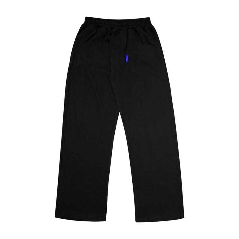 Product Introduction of Celana Panjang Track Pants Fleece Basic Misfforrtunezz Hitam Nyaman Lembut 6