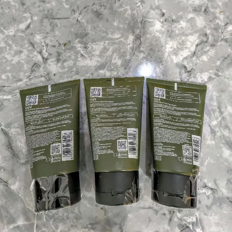 KAHF OIL & ACNE CARE FACE WASH 100ML 3