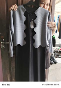Product Review of Soraya Moeslim Cardi Azura Mix Inner Premium Dress mewah Wanita Dewasa Remaja Pesta Lebaran Cardigan Muslim waffle Santai Kardigan Outer Panjang Casual Kondangan Baju from A**l 1