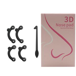 Almohadilla de silicona para la nariz, 1 juego de moldeador y levantador de nariz con accesorios, enderezador de puente nasal, herramienta de cuidado facial para mujeres y hombres