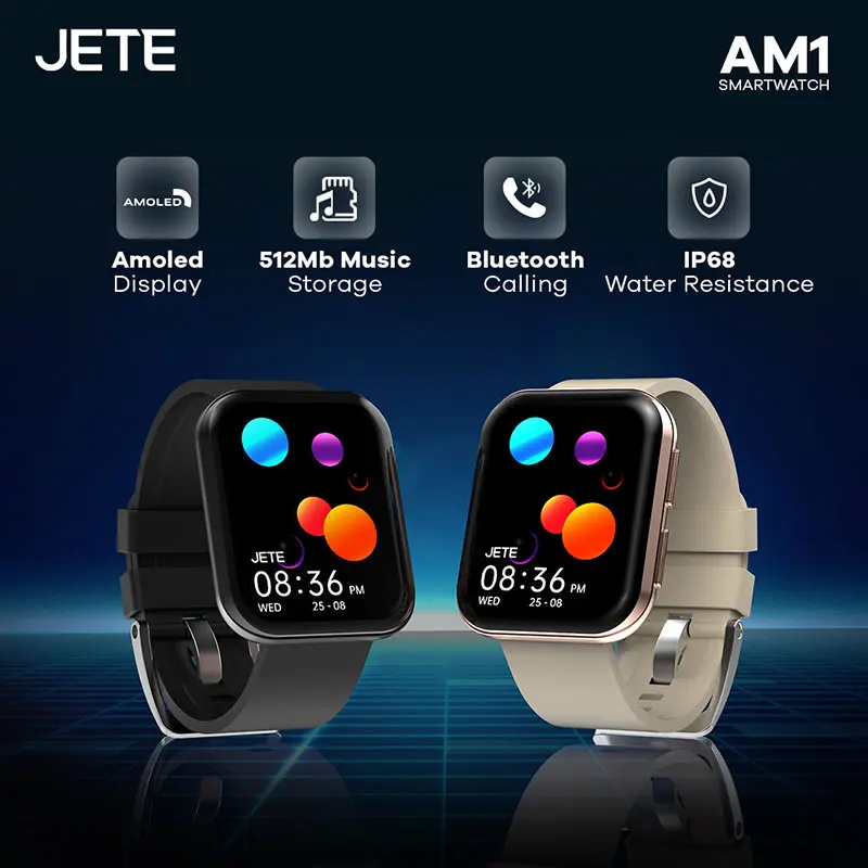 Smartwatch Jete AM1 Band Jam Tangan Pintar Norton Bali Smartphone 6