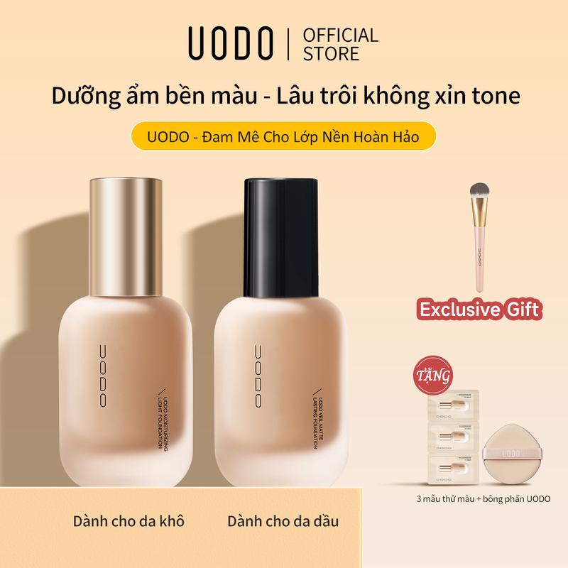   KOC Kem Nền UODO Kiểm Soát Dầu Lâu Trôi Không Thấm Nước Chống Mồ Hôi Thích Hợp Cho Da Khô Hoặc Dầu 30ml  Chính Hãng   Mỹ Phẩm 