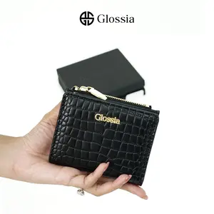GLOSSIA Dompet Wanita Mirage Croco Wallet Lipat Kecil 5 Warna Kulit Sintetis Grade A Fungsionalitas Luar Biasa Elegan & Fashionable