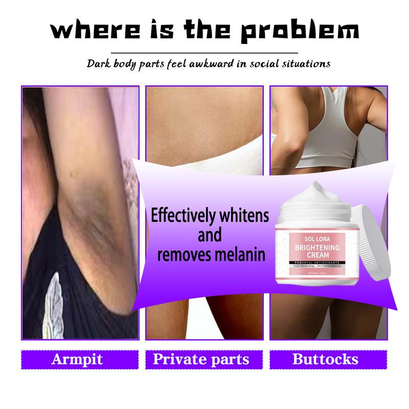 Whitening Cream  pemutih ketiak hitam krim ketiak selangkangan Underarm Cream Whitening Krim Cream Pemutih  Badan Ketiak Leher Pantat dan Selangkangan Sangat  50g sabun  pemutih 3