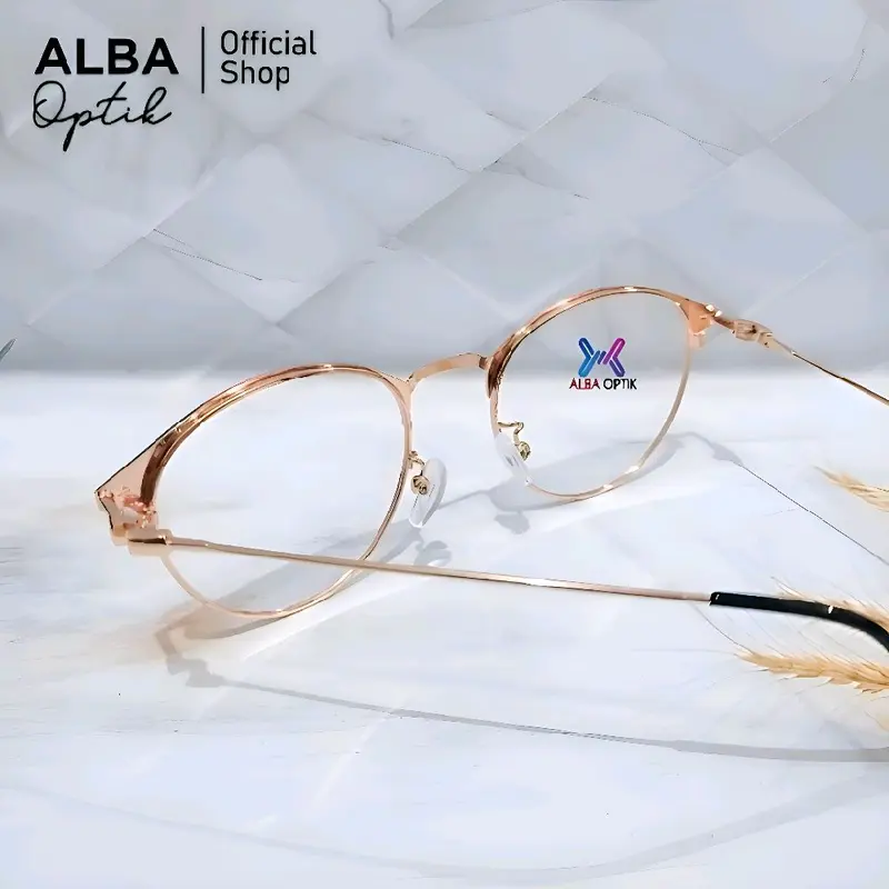 AlbaOptik Kacamata Photocromic Anti Radiasi HP Komputer Minus Plus Murah K Perempuan kekinian Eyewear Glasses Cat Daily Kacamata Bulet Kacamata One Drive Wanita Lensa Photocromic Anti Radiasi UV & Blueray Bonus Hardcase Lap Anti Embun Lens Cleaner 5