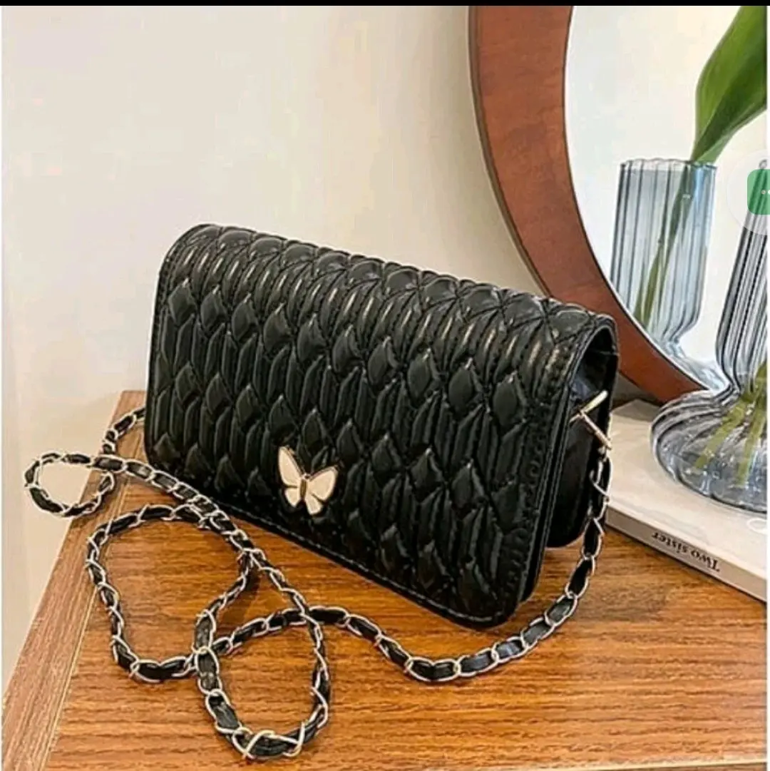 ( beli lokal) Nayra-tas wanita kupu ektantik simpel  Slingbag