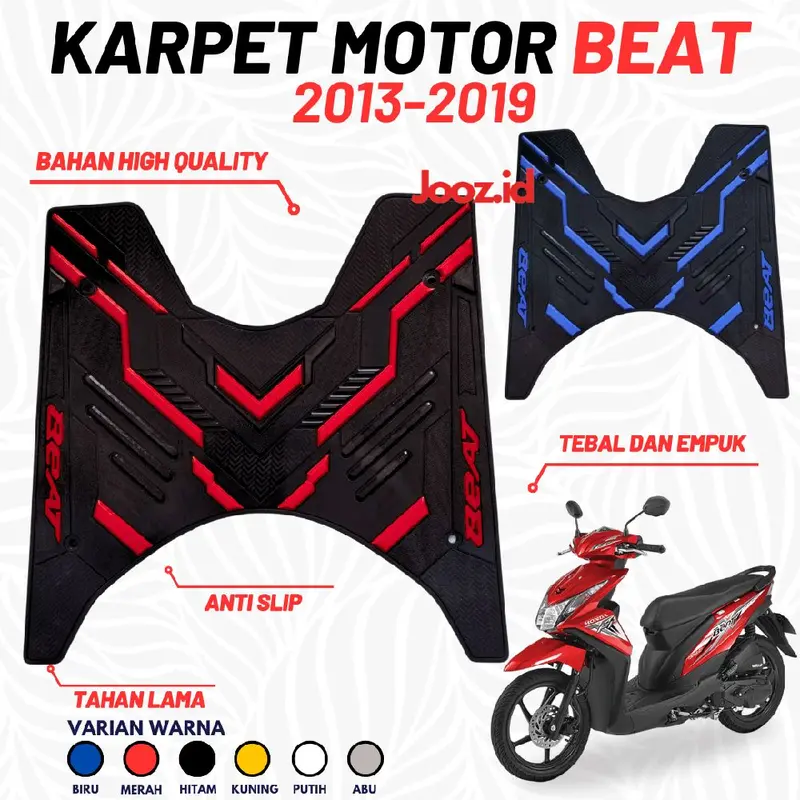 Alas Kaki Motor Karpet Motor Beat 2013 2014 2015 2016 2017 2018 2019 2020 2022 2023 2024 2025 0