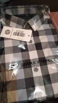 Product Review of Simple Perfect Baju Kemeja Chicago Pria Lengan Pendek Exclusive Premium Motif Kotak Katun Casual from N** 1