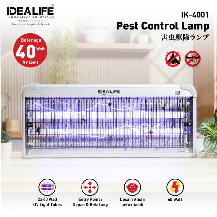 Gambar IDEALIFE Pest Control Lamp 2 x 20Watt - Lampu Pengendali Hama 2x20Wat - IK-4001 dari IDEALIFE ONLINE STORE Kota Administrasi Jakarta Utara Tokopedia