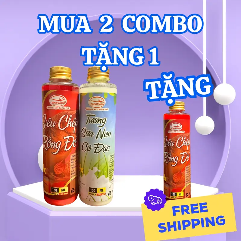 COMBO Siêu Chép - Mồi câu cá Hùng Vương 1