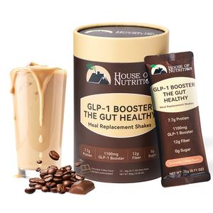 Rasa Kopi Coklat Goncang, Bebas Gula, Protein, Mengaktifkan, Menggalakkan Penghadaman dan Usus, Mengandungi Serat, 12g, 20 g * 15 batang supplement