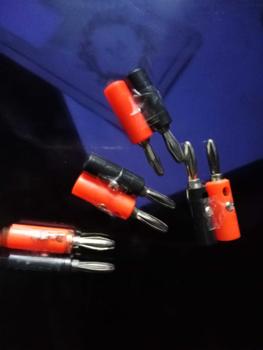 Product Review of JACK BANANA JANTAN MALE PLUG PISANG MERAH HITAM KONEKTOR JEK BANANA 1SET 1PASANG from A**7 0