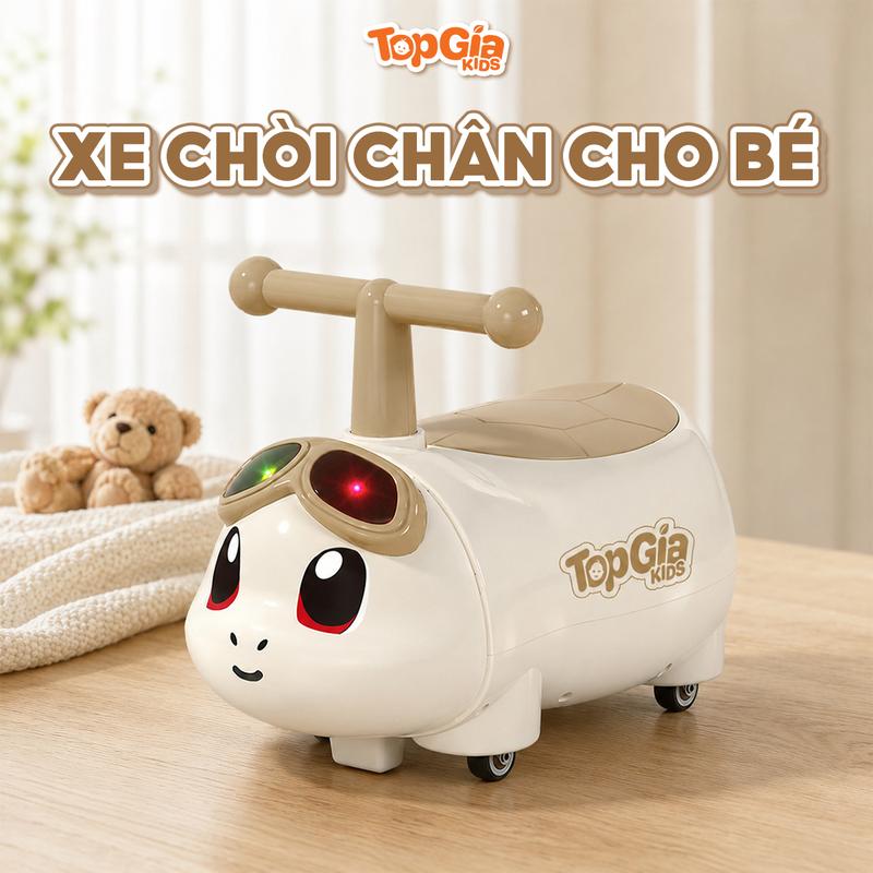 Xe chòi chân cho bé TopGiaKids, xe tập đi mô hình xe máy ô tô có nhạc có đèn, cho bé từ 1-6 tuổi trọng tải tối đa 30kg (Bỉm) [BO] ntn