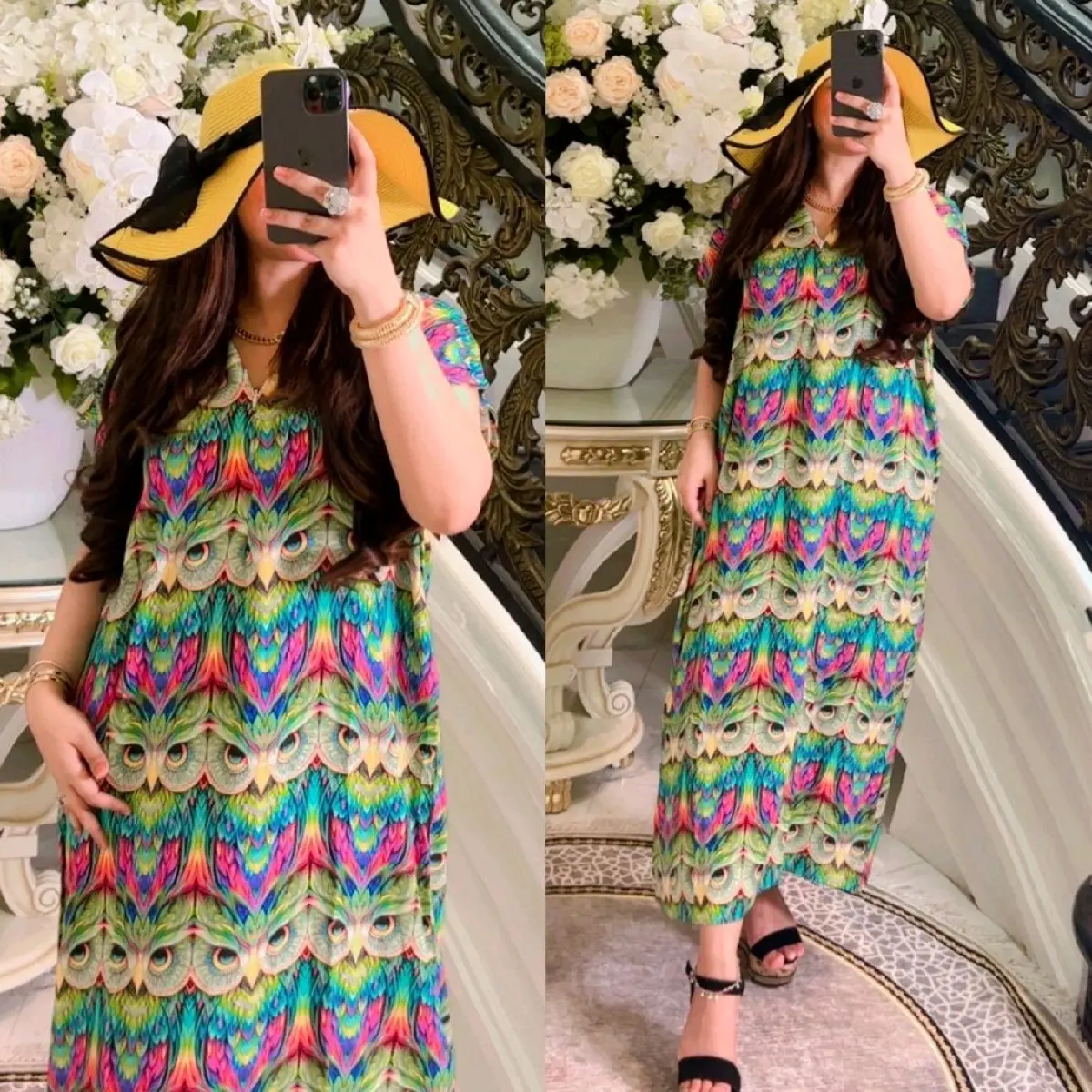 RGB daster sematakaki motif printing Rayon Busui