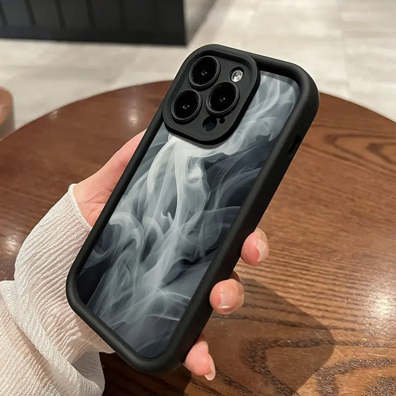 Casing Hp untuk VIVO Y21 Y21s Y21T Y21E Y21A Y21G Y33T Y33s Case pola kabut berwarna Softcase baru HP lunak ganda Kesing pelindung silikon sederhana Casing 4