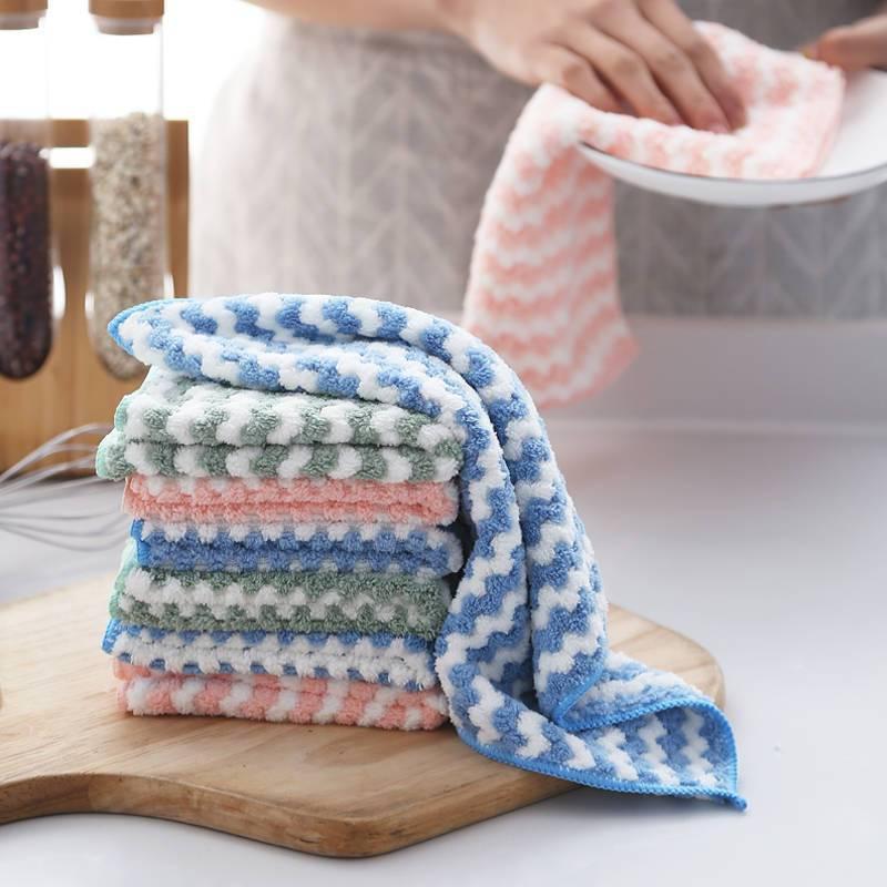 Product Introduction of Kain Lap Dapur Meja Piring Anti Minyak / Lap Dapur Serap Air 0