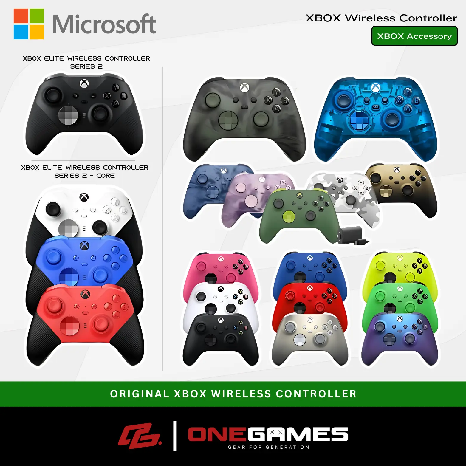 Microsoft XBOX Series X/Series S Wireless Controller Build-In Bluetooth For Windows 10 / Andriod / iOS