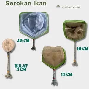 Serokan seser jaring ikan kecil aquarium