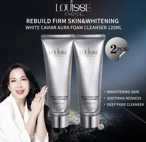 [GET 2][LIVE]LOUISSE CHOICE White Caviar AURA FOAM CLEANSER 120ML