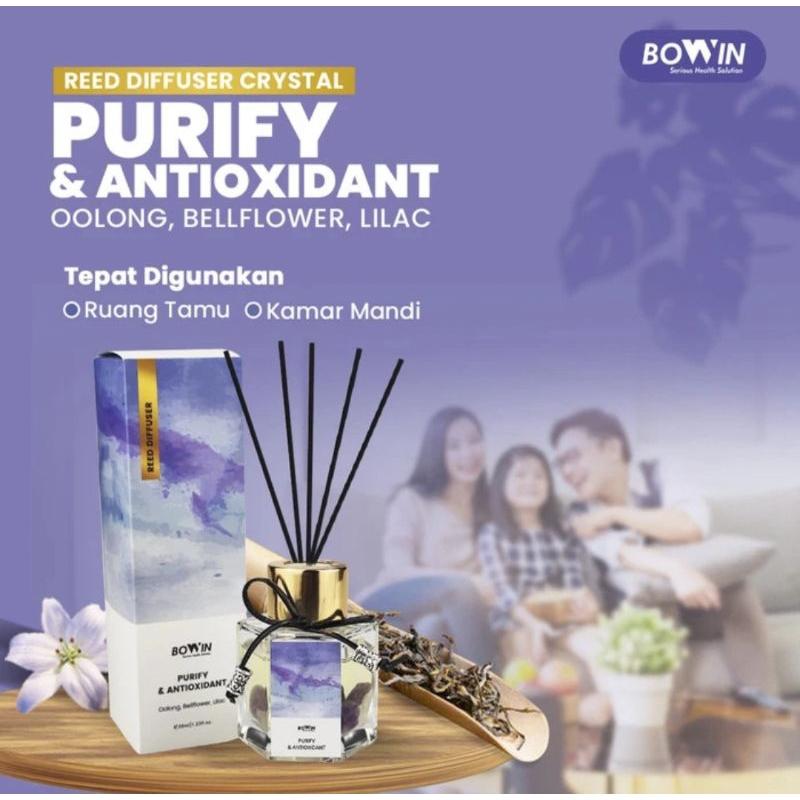 Bowin Reed Diffusser Crystal Aromatherapy Pengharum Ruangan Essential oil 5