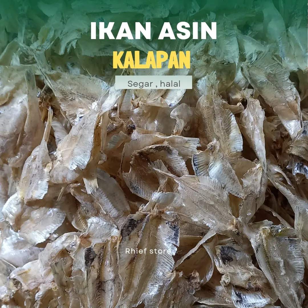 Kalapan ikan asin kering super tipis termurah kualitas terbaik Food
