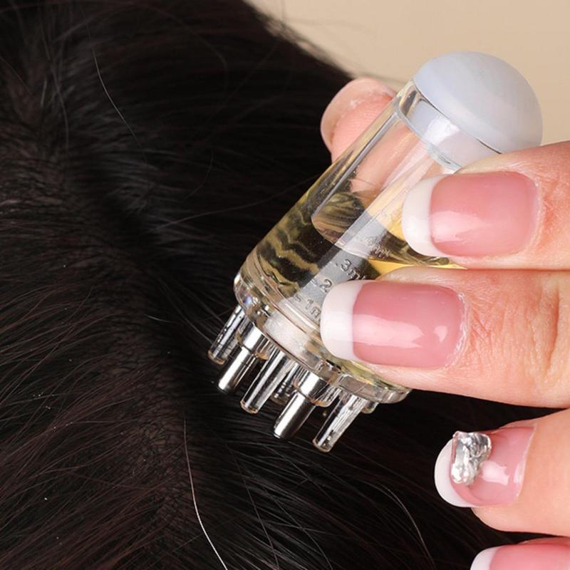 Dụng Cụ Chải Da Đầu, Cầm Tay Mini, Lược Chất Lỏng, Mát Xa Chân Tóc, Để Nuôi Dưỡng Dầu Huyết Thanh Làm Đẹp Da Massage