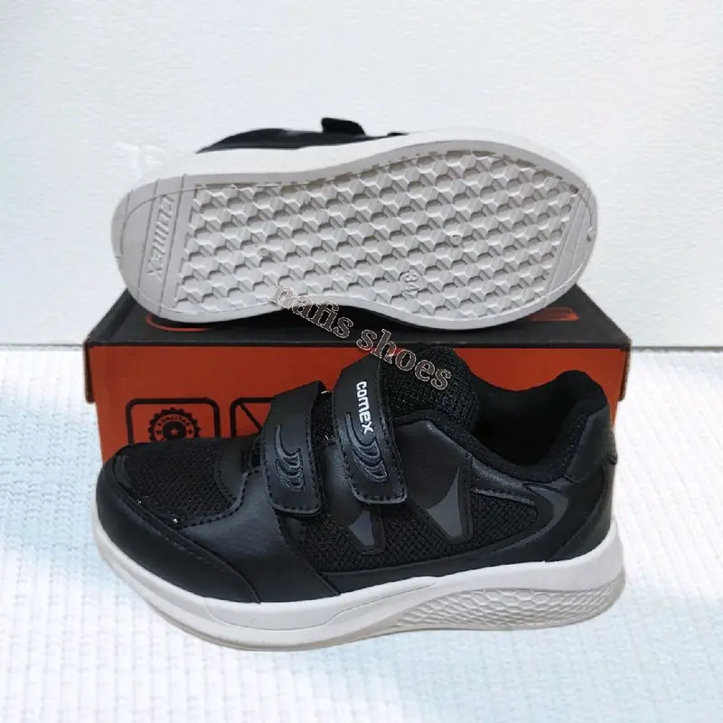 sepatu comex noris perekat sepatu sekolah paud tk sd size 28/36 2