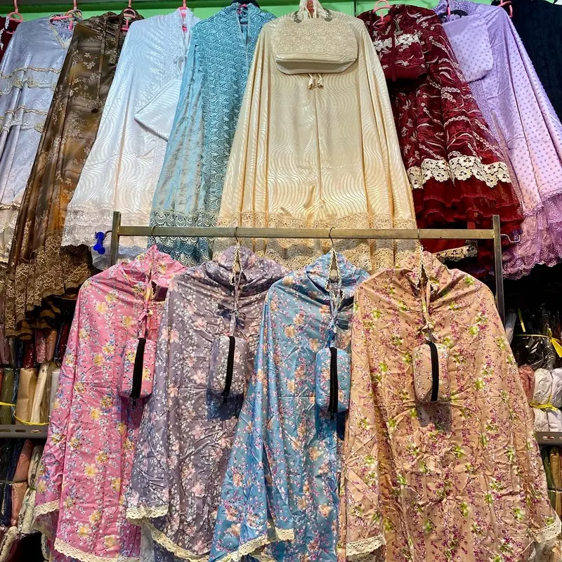 Mukenah Anak Tanggung Katun Import 2 in 1 Umur 10 - 14 Tahun Muslim Wanita Remaja 1