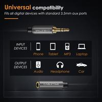 Gambar CABLETIME Kabel AUX Extension 3.5mm Male to Female Perpanjangan Audio Stereo Premium - 0.3M dari CABLETIME Jakarta Kota Administrasi Jakarta Barat 4 Tokopedia