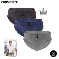 Gambar Champiro | Celana Dalam Pria 3 pcs Basic Brief C0312C JUMBO - 3L dari Alzura Kota Administrasi Jakarta Utara 4 Tokopedia