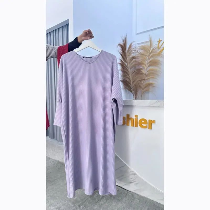 Mmidi dress tangan batwing