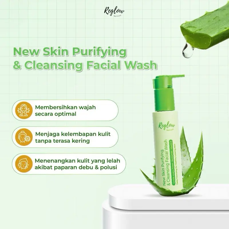 REGLOW Sabun Cuci Muka Facial Wash dr Shindy Original Pembersih Muka Kusam c2 Box Kotoran 2