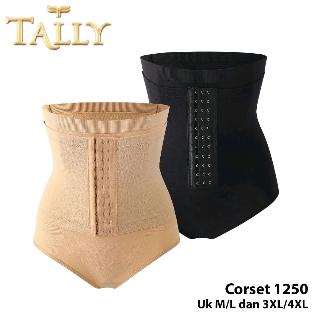 TALLY High Waist Celana Korset Perut Rajut Kait Tulang / Celana Korset TALLY 1250 & 1251 Wanita
