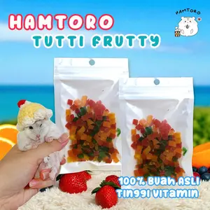 Tutti Frutti Pepaya 15g snack Hamster Sugar glider Landak mini