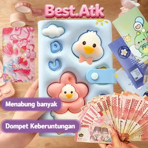 Dompet Keberuntungan Dompet Tabungan Menabung & Menumpuk Uang Tunai/Uang Kertas/Kartu Pos Prangko Edisi Peringatan/Uang Kertas Kolektor -120/240 Slot  Album Foto Tabungan