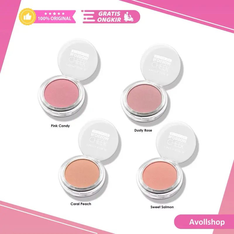 IMPLORA Cheek Blossom Blush On | Perona Wajah Blushon Padat