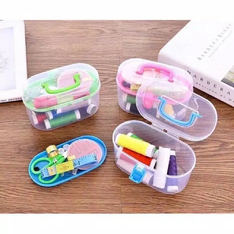 SEWING BOX SET / SET ALAT PERALATAN JAHIT LENGKAP -RANDOM
