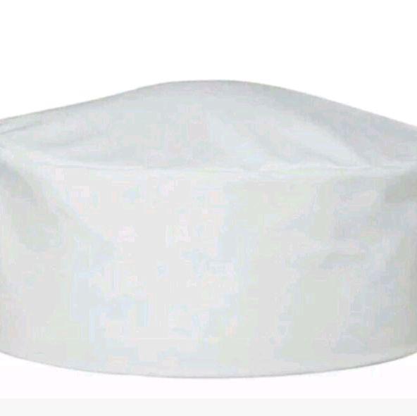 Topi chef koki peci chef waiters hotel bahan katun 3