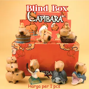 [randomfinds] Figure CAPIBARRA / Cute Character Action Figure / Mainan Karakter Dalam Kotak / Kids Toy