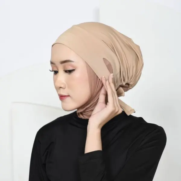 Ciput Anti Budeg Lubang Telinga Anti Sakit dan Pusing - Jilbab Kerudung