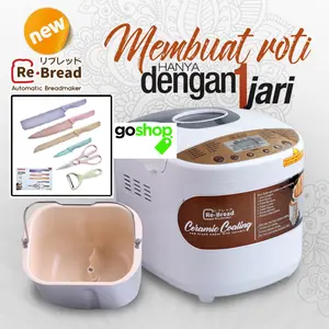 RE BREAD Gold Ceramic RB250 C Alat Pembuat Roti ReBread RB BREAD