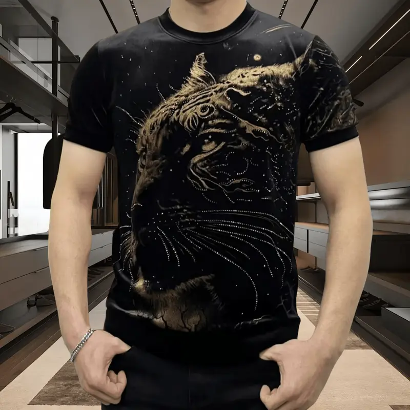 Kaos unisex lengan pendek dengan cetakan berkualitas tinggi, desain terbaru tahun 2025. Gaya streetwear yang modis dan cocok untuk segala jenis gender. 7
