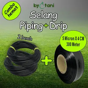Selang Drip + 2 Selang Piping (Paket Bundling) pipa irigasi tanaman dan sayur