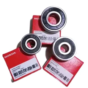 Honda Paket 3 Buah Bearing Roda Belakang Motor Honda Revo Absolute Revo 100 Revo Lancip Supra Fit New Kharisma Kirana Supra X 125 Lama Blade Lama Original Kompatibel dengan Berbagai Model Motor Honda